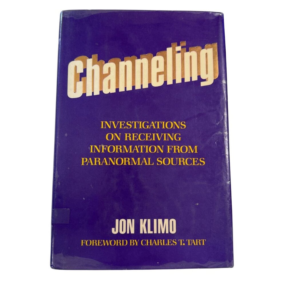 Channeling By Jon Klimo Hardcover First Edition 1987 Paranormal Investigations E - Picture 1 of 4